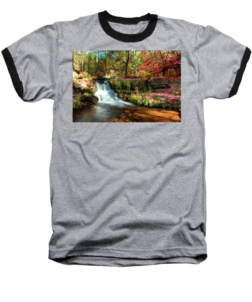Autumn Baseball T-Shirt featuring the photograph Along the Horton Trail by Anthony Citro