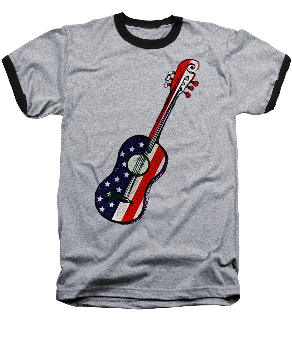 American Baseball T-Shirt featuring the photograph American Rock and Roll by Bill Cannon