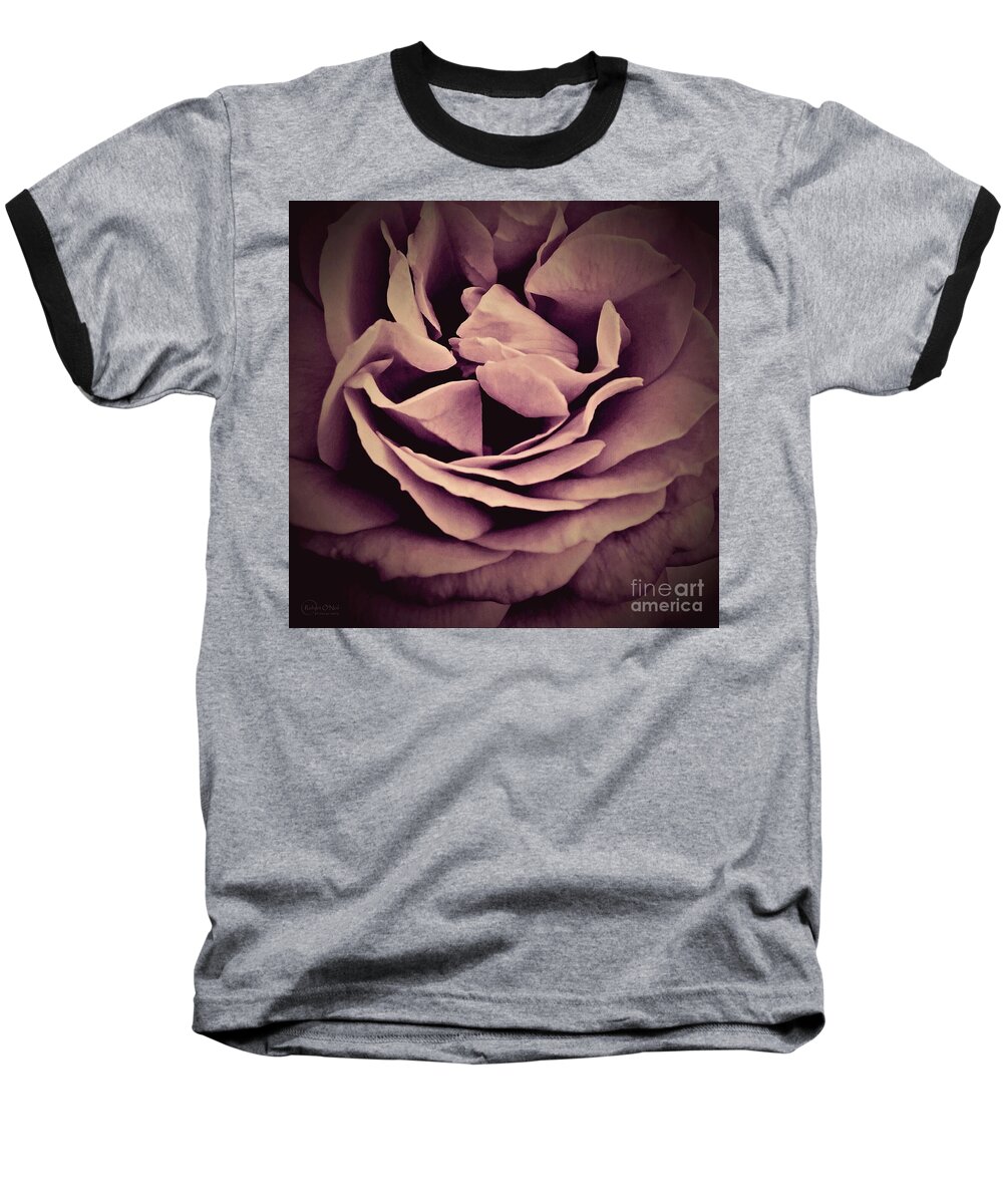 Angels Baseball T-Shirt featuring the photograph An Angel's Rose by Robert ONeil