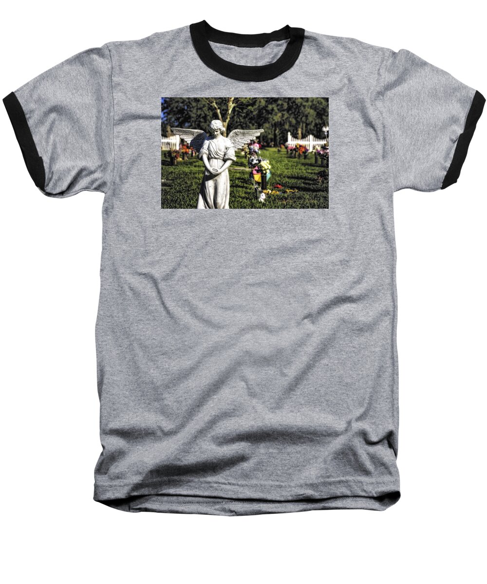 Angel Baseball T-Shirt featuring the photograph Angel 004 by Michael White