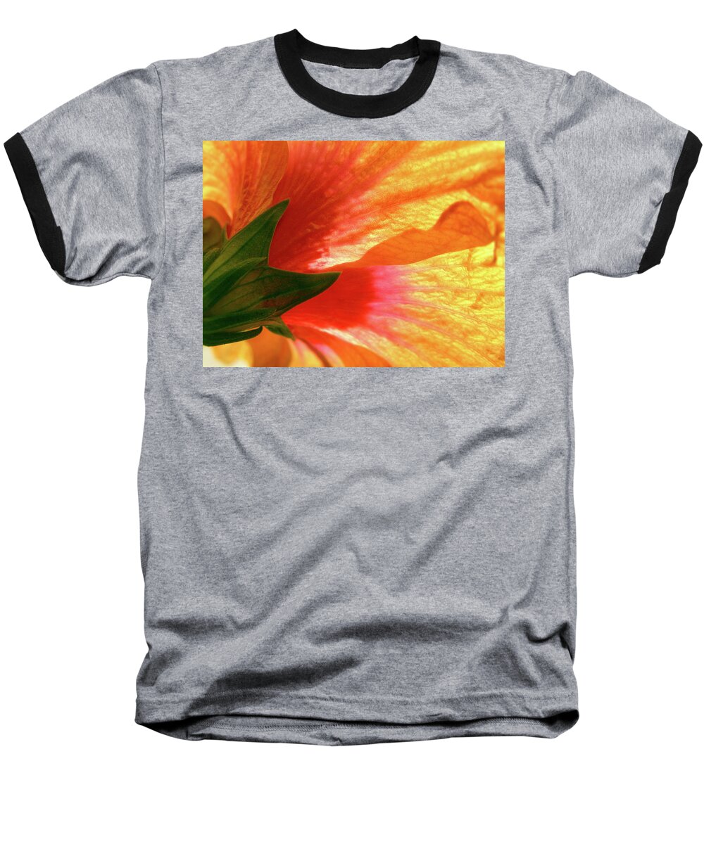 Hibiscus Baseball T-Shirt featuring the photograph Angel Brushstrokes by Marie Hicks