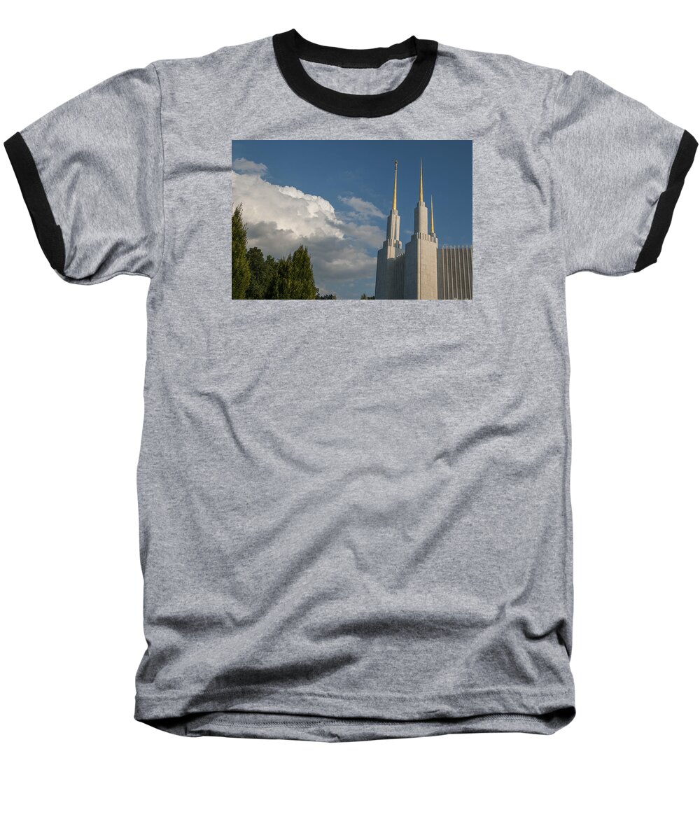 Architecture Baseball T-Shirt featuring the photograph Another beautiful day by Brian Green
