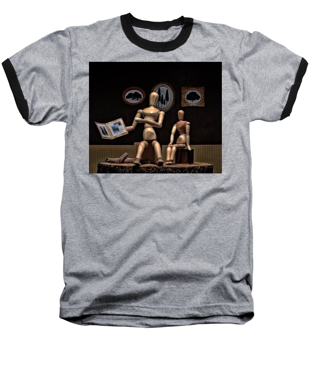 Wood Baseball T-Shirt featuring the photograph Another Recounting Of The Woody Family History by Mark Fuller