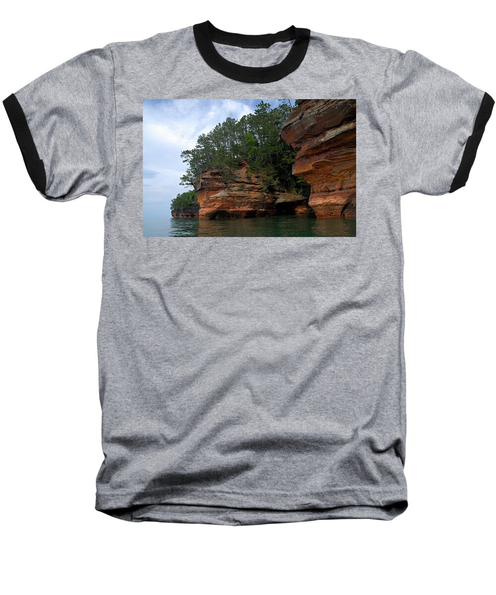 Apostle Islands National Lakeshore Baseball T-Shirt featuring the photograph Apostle Islands National Lakeshore by Larry Ricker