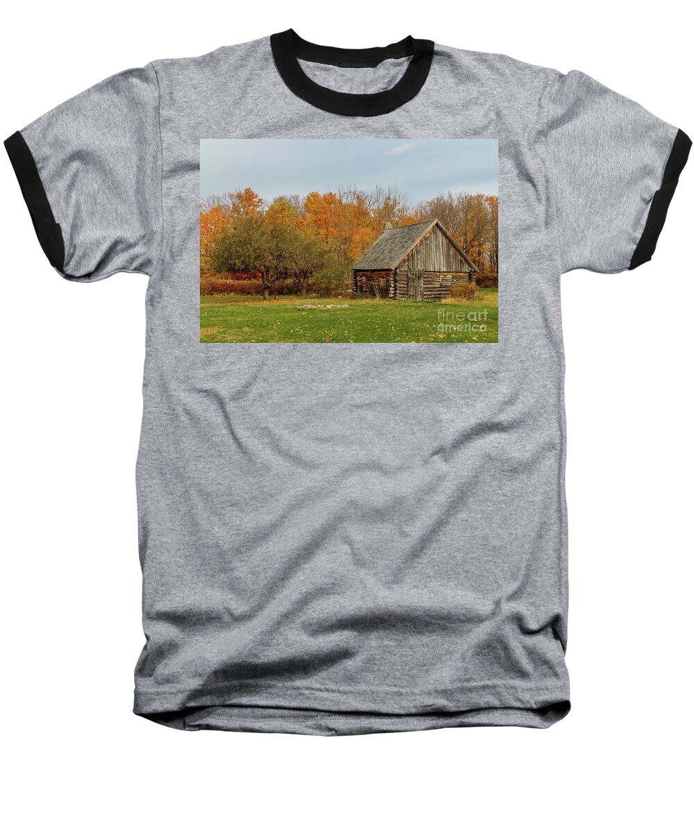 Fall Baseball T-Shirt featuring the photograph Apple Season at The Woods by Rod Best