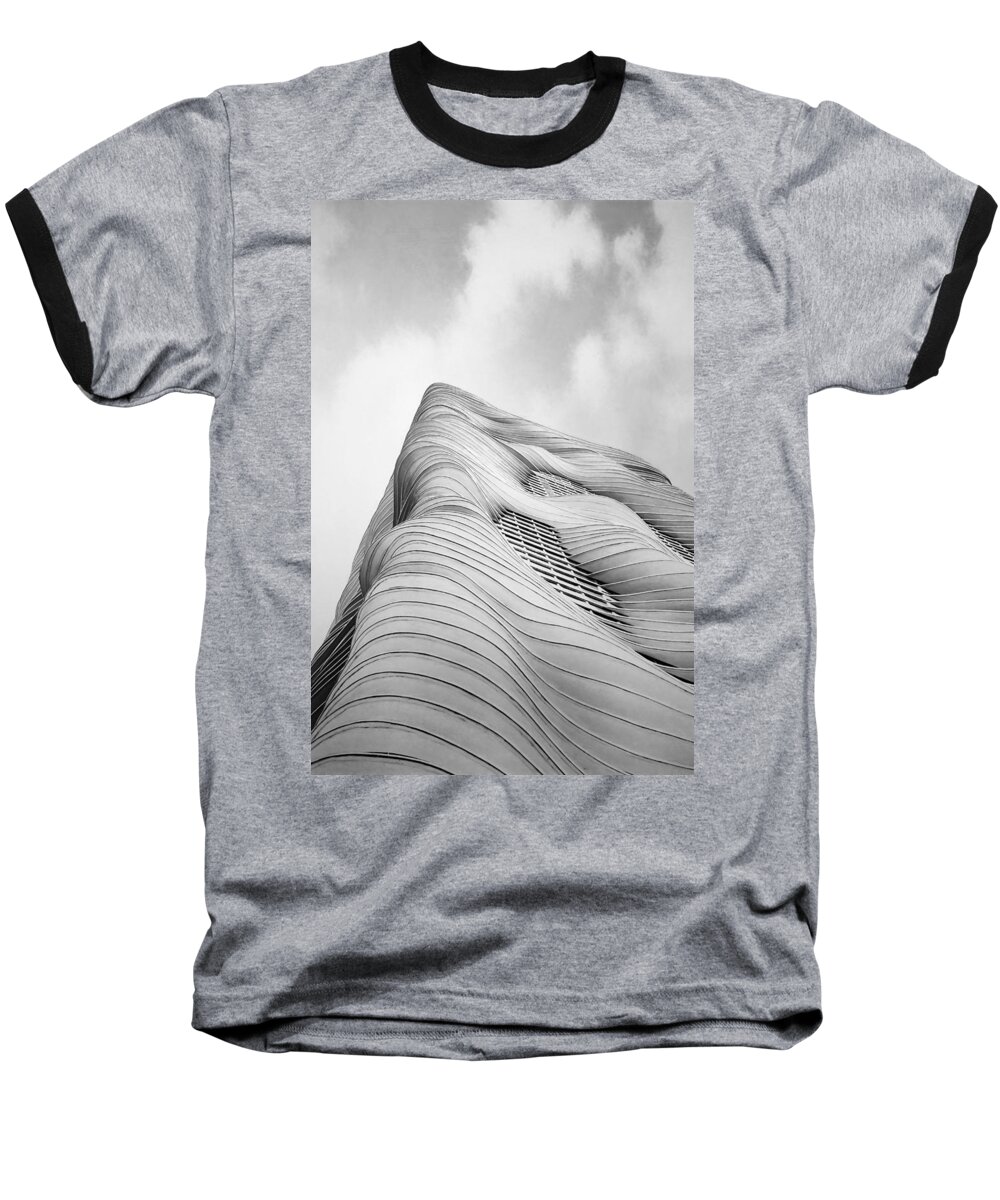 Architecture Baseball T-Shirt featuring the photograph Aqua Tower by Scott Norris