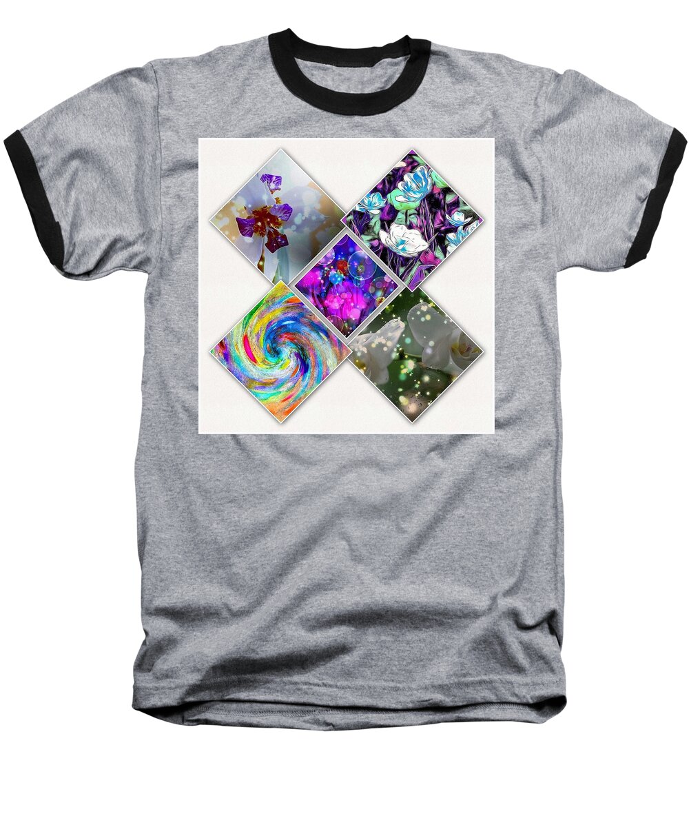 Free Art Baseball T-Shirt featuring the digital art Art Plus by Don Wright