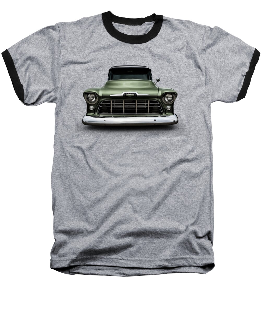 Vintage Baseball T-Shirt featuring the digital art Mean Green by Douglas Pittman