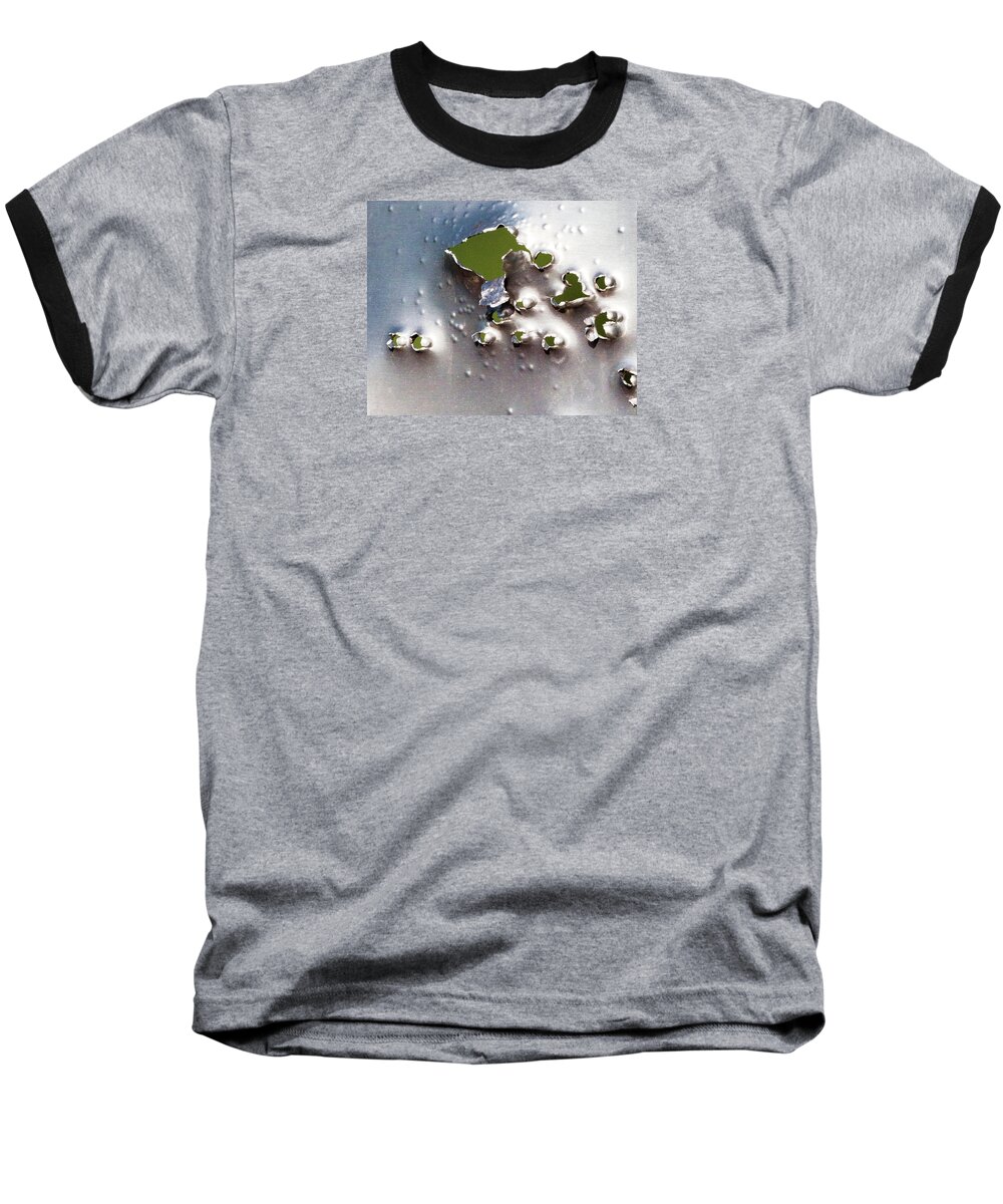 Bill Kesler Photography Baseball T-Shirt featuring the photograph Dimpled And Ripped by Bill Kesler