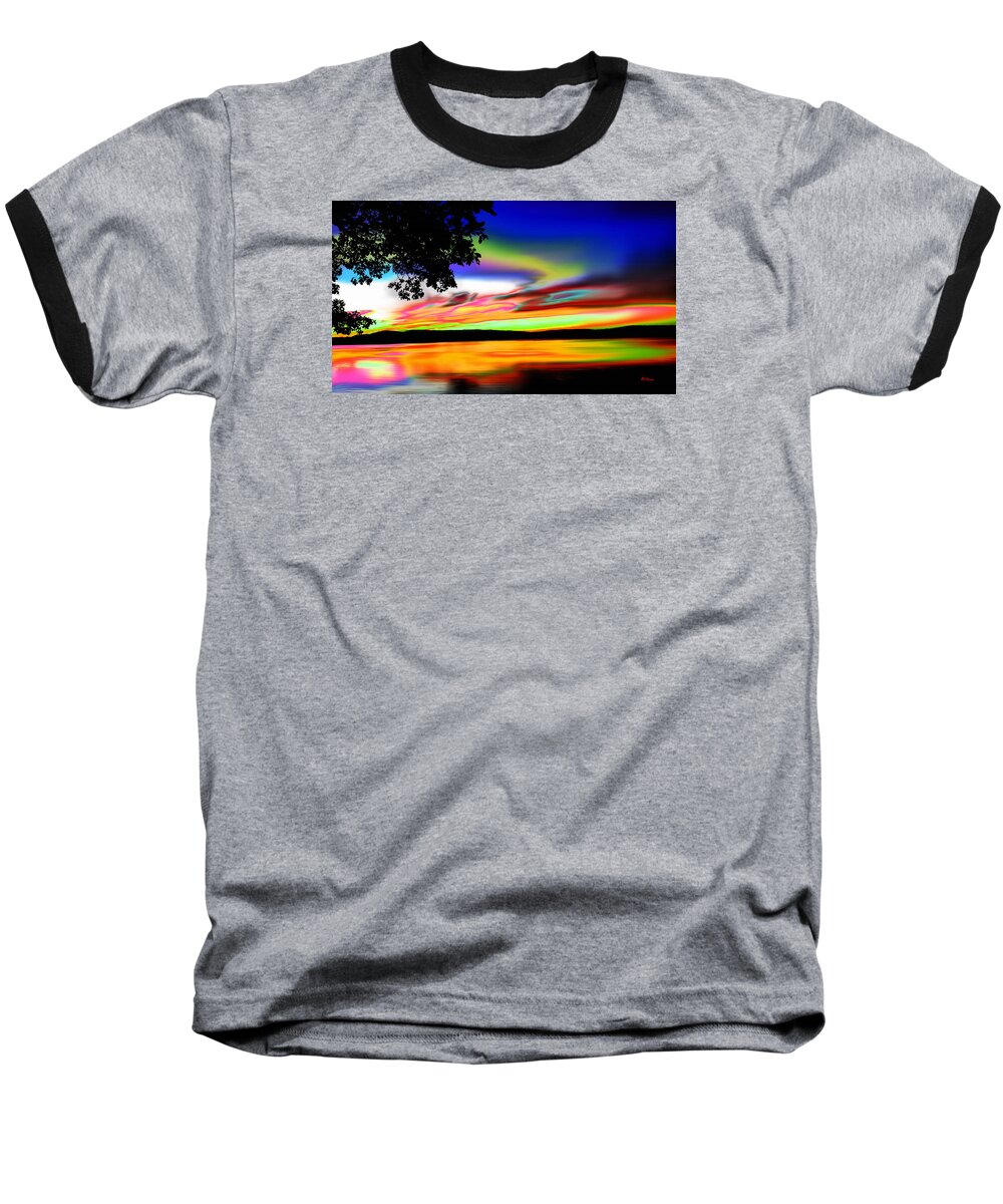 Water Baseball T-Shirt featuring the digital art Autumn 2 by Gregory Murray