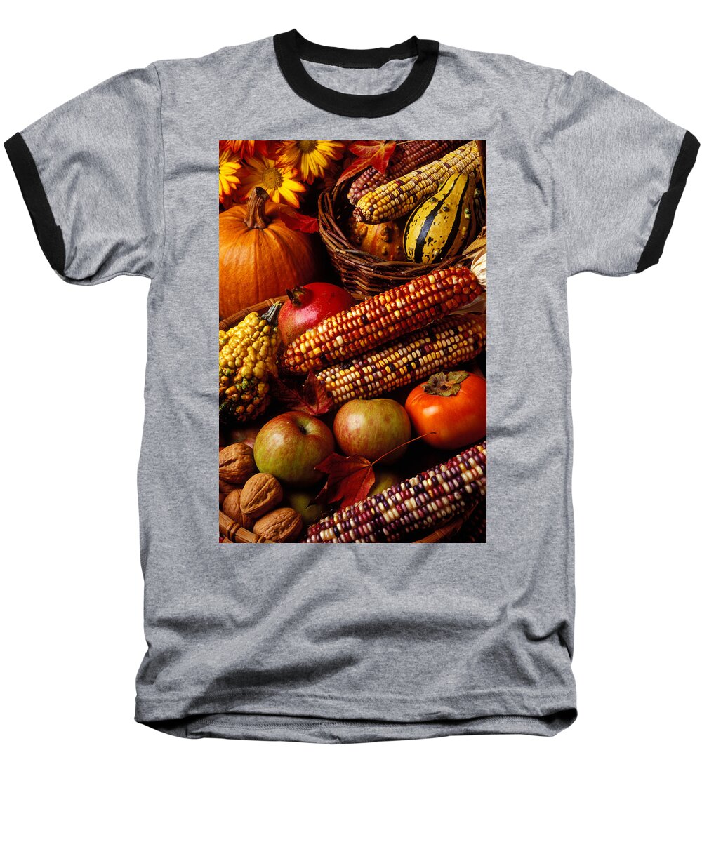 Autumn Baseball T-Shirt featuring the photograph Autumn harvest by Garry Gay