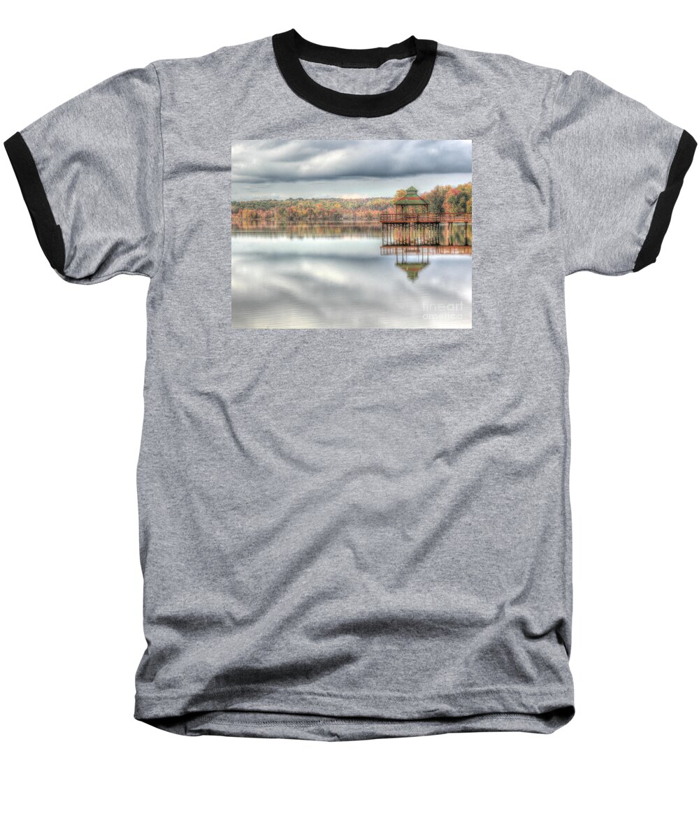 Fall Baseball T-Shirt featuring the photograph Autumn Reflections by Rod Best