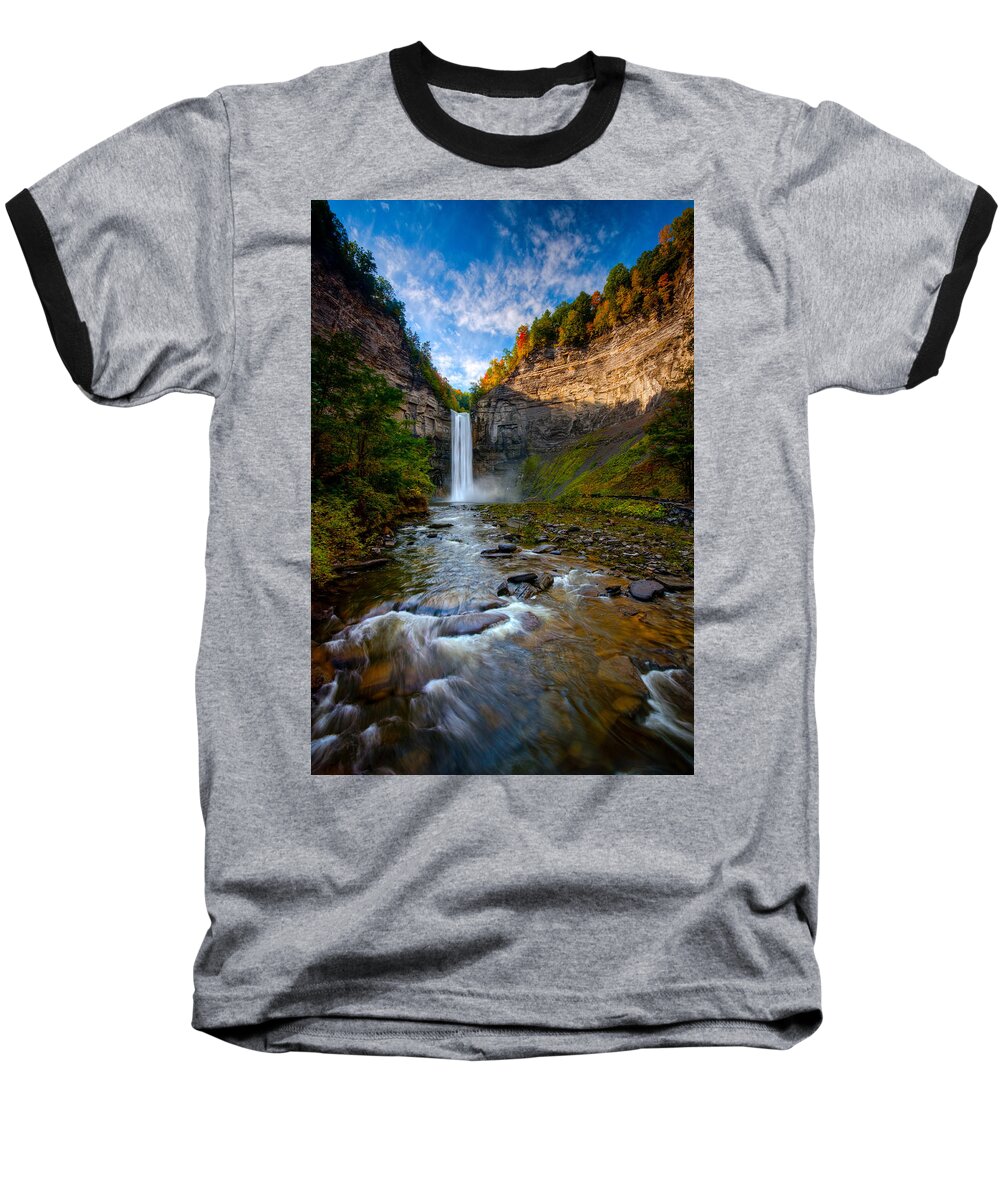 Taughannock State Park Baseball T-Shirt featuring the photograph Autumn Riches by Neil Shapiro