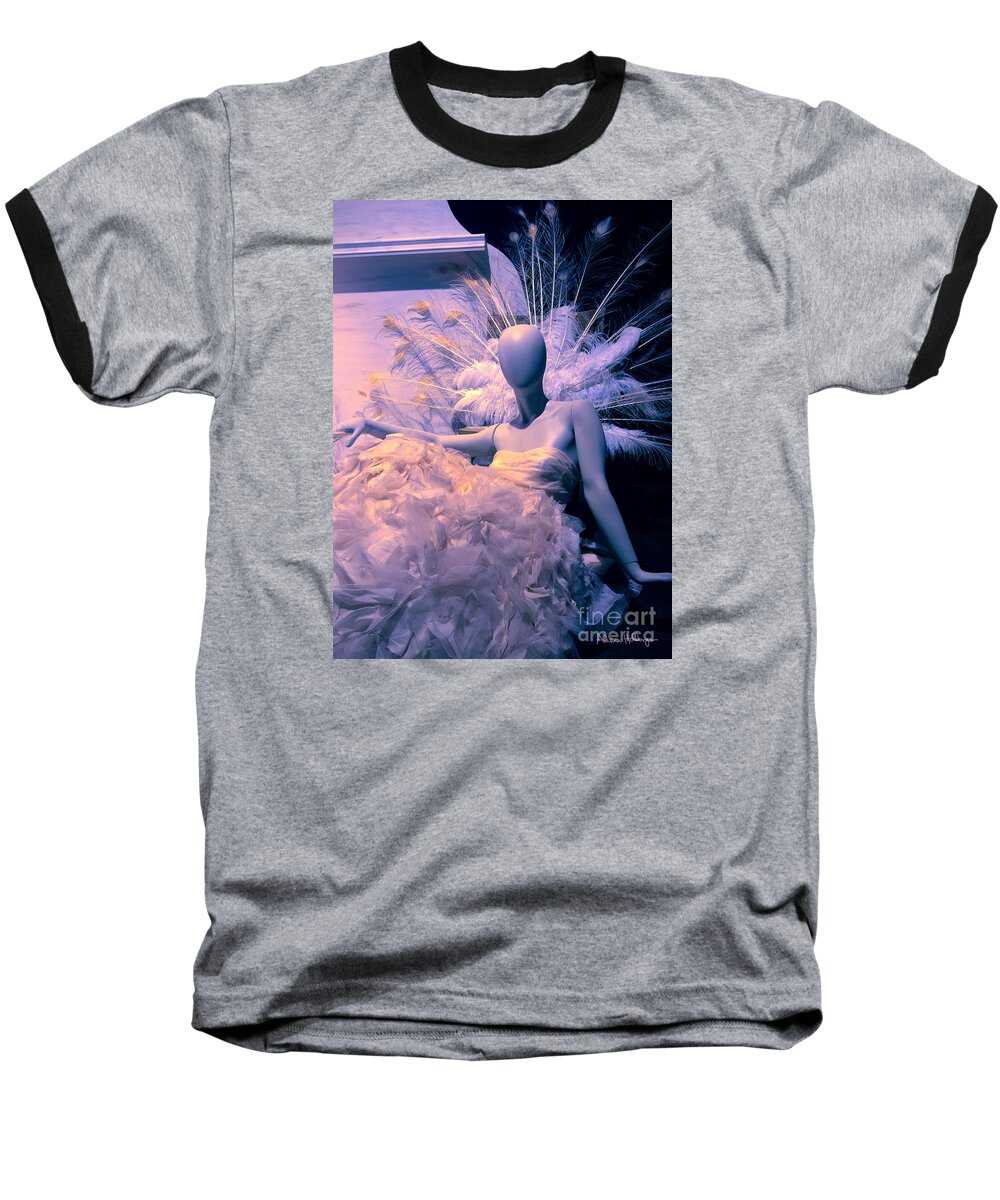 Fashion Baseball T-Shirt featuring the photograph Awaiting the Next Party by Alicia Hollinger