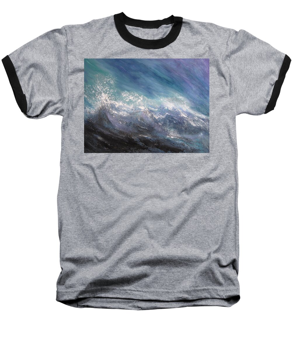 Water Baseball T-Shirt featuring the painting Awaken by Roberta Rotunda