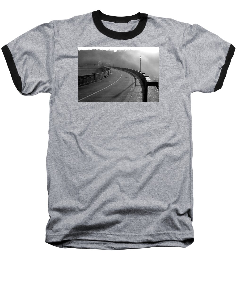 Lake Of The Ozarks Baseball T-Shirt featuring the photograph Bagnell Dam by Fiona Kennard
