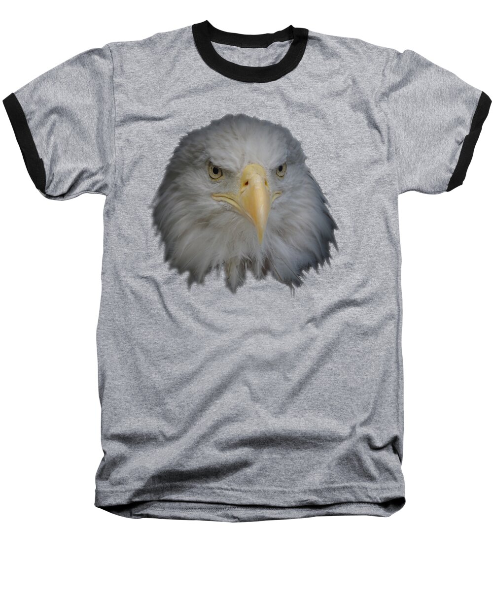 Animal Baseball T-Shirt featuring the photograph Bald Eagle 1 by Ernest Echols