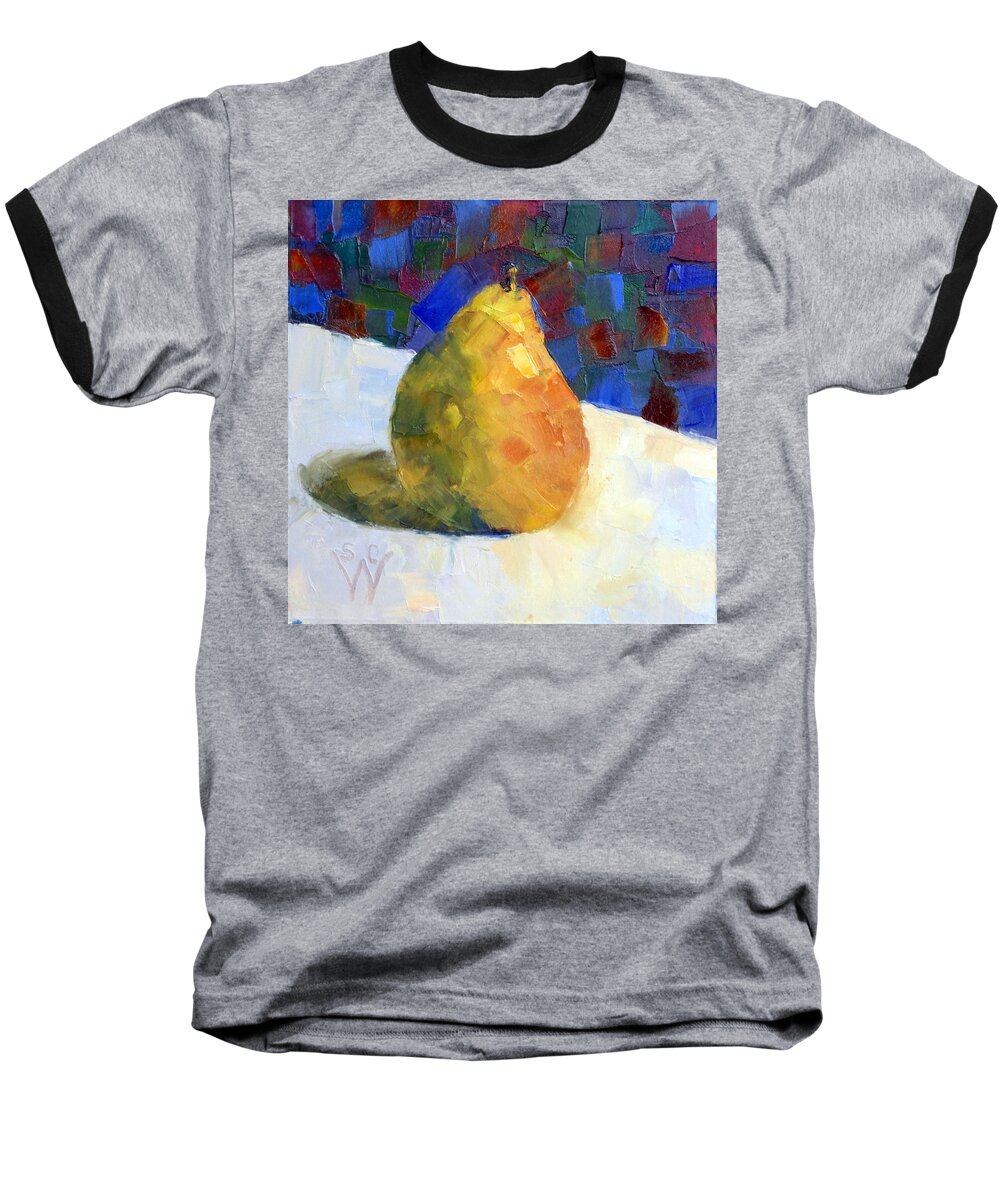 Still Life Baseball T-Shirt featuring the painting Bartlett #2 by Susan Woodward