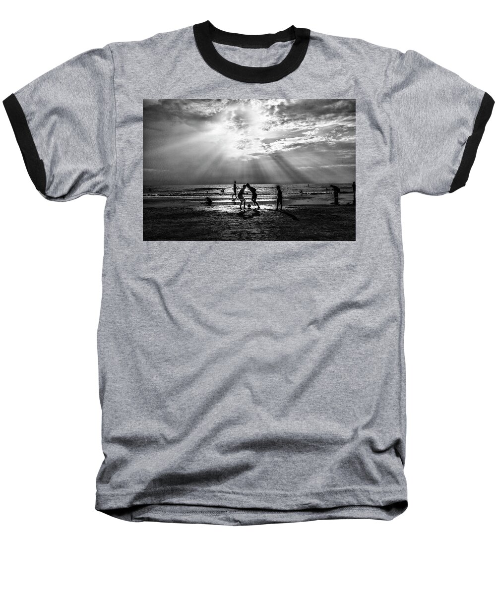 Beach Baseball T-Shirt featuring the photograph Beach Soccer by Kevin Cable