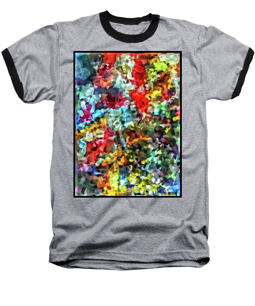 Abstract Baseball T-Shirt featuring the photograph Beaded Bliss by Al Harden