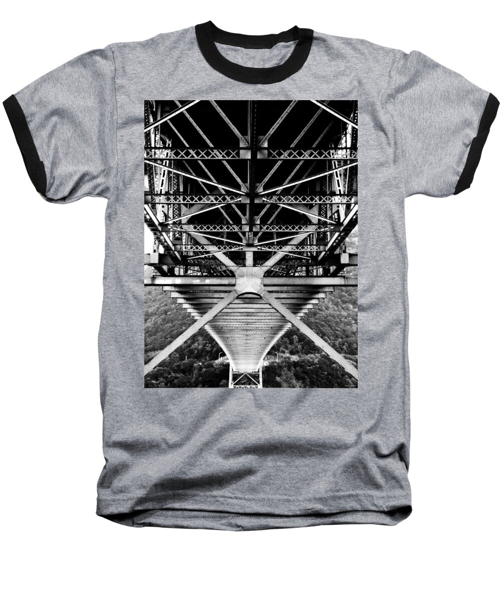 Architecture Baseball T-Shirt featuring the photograph Bear Mountain Bridge by Joseph Noonan