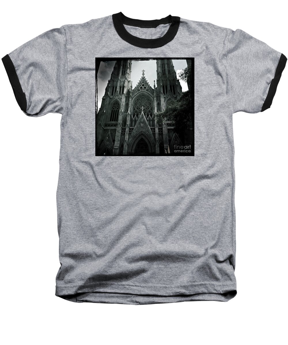 St Patricks Cathedral Baseball T-Shirt featuring the photograph Beautiful St Patricks Cathedral by Miriam Danar