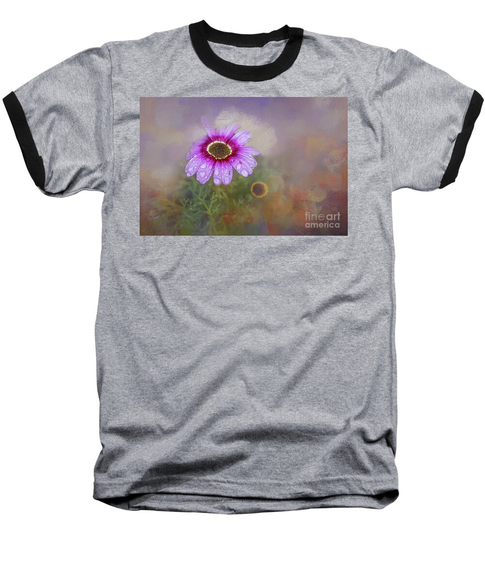 Flower Baseball T-Shirt featuring the photograph Beauty after the Rain by Eva Lechner