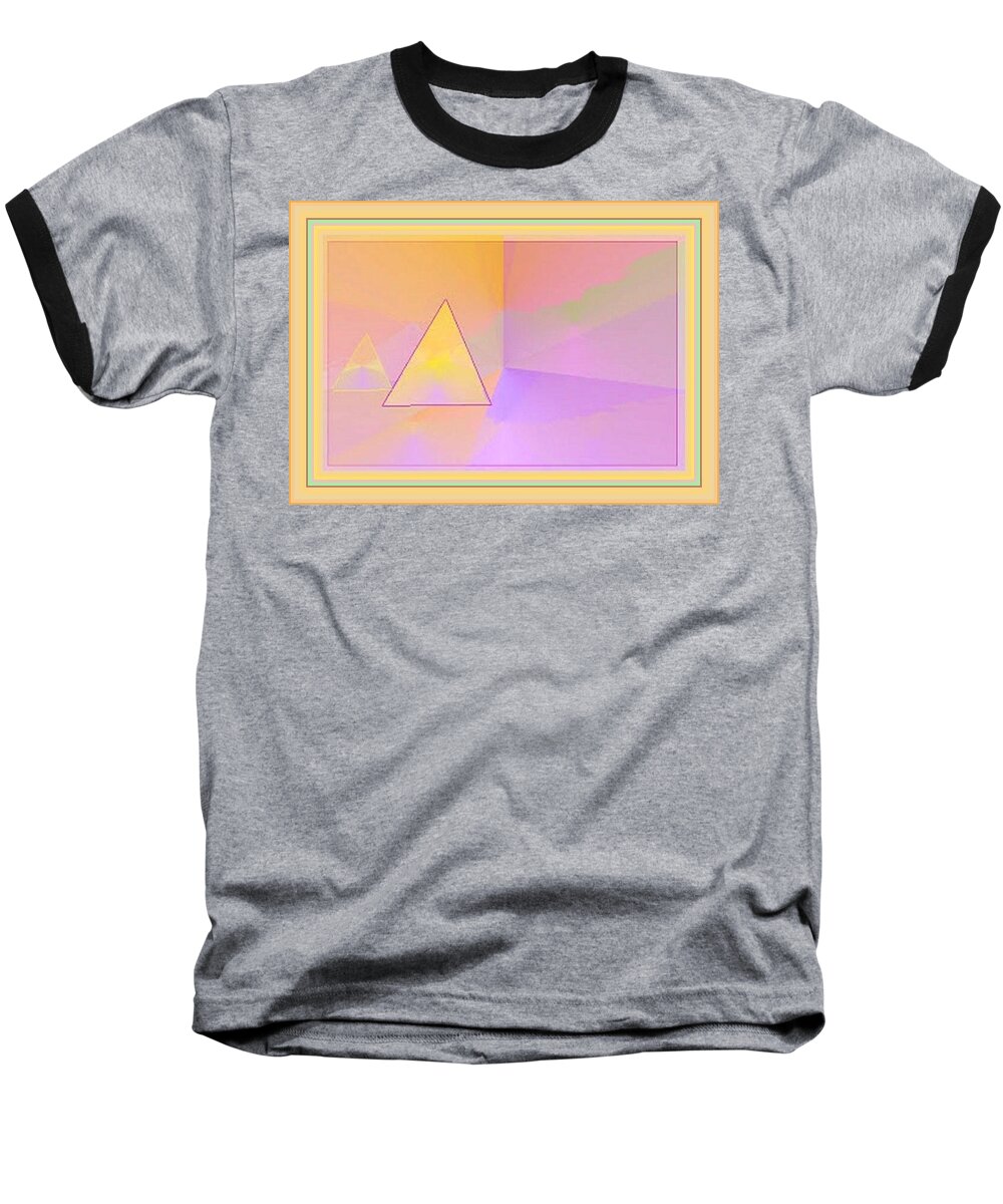 Beings Baseball T-Shirt featuring the digital art Beings of Light Portal by Julia Woodman