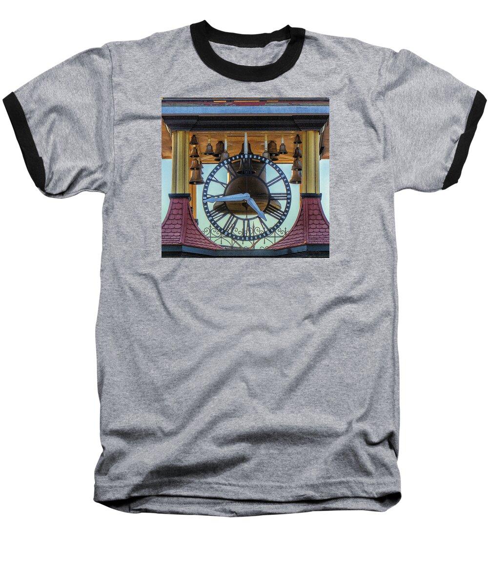 Hyannis Baseball T-Shirt featuring the photograph Bell Lighting by Constantine Gregory