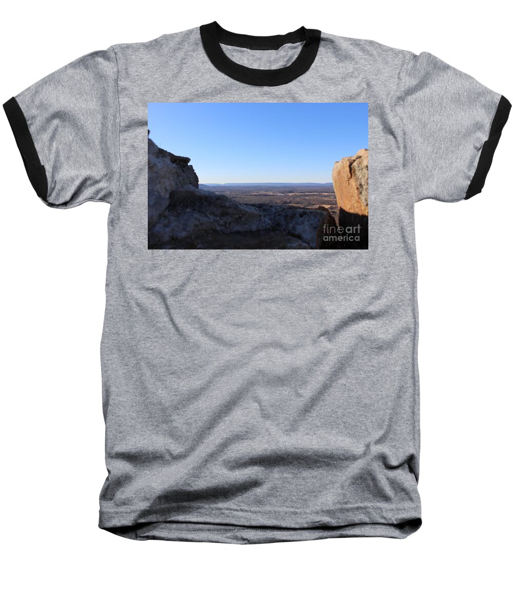 Stone Baseball T-Shirt featuring the photograph Beyond the Wall by Christopher Lotito