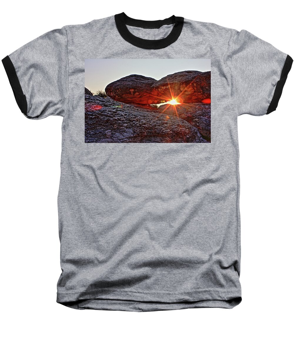 Rocks Baseball T-Shirt featuring the photograph Big Rocks by Daniel Koglin