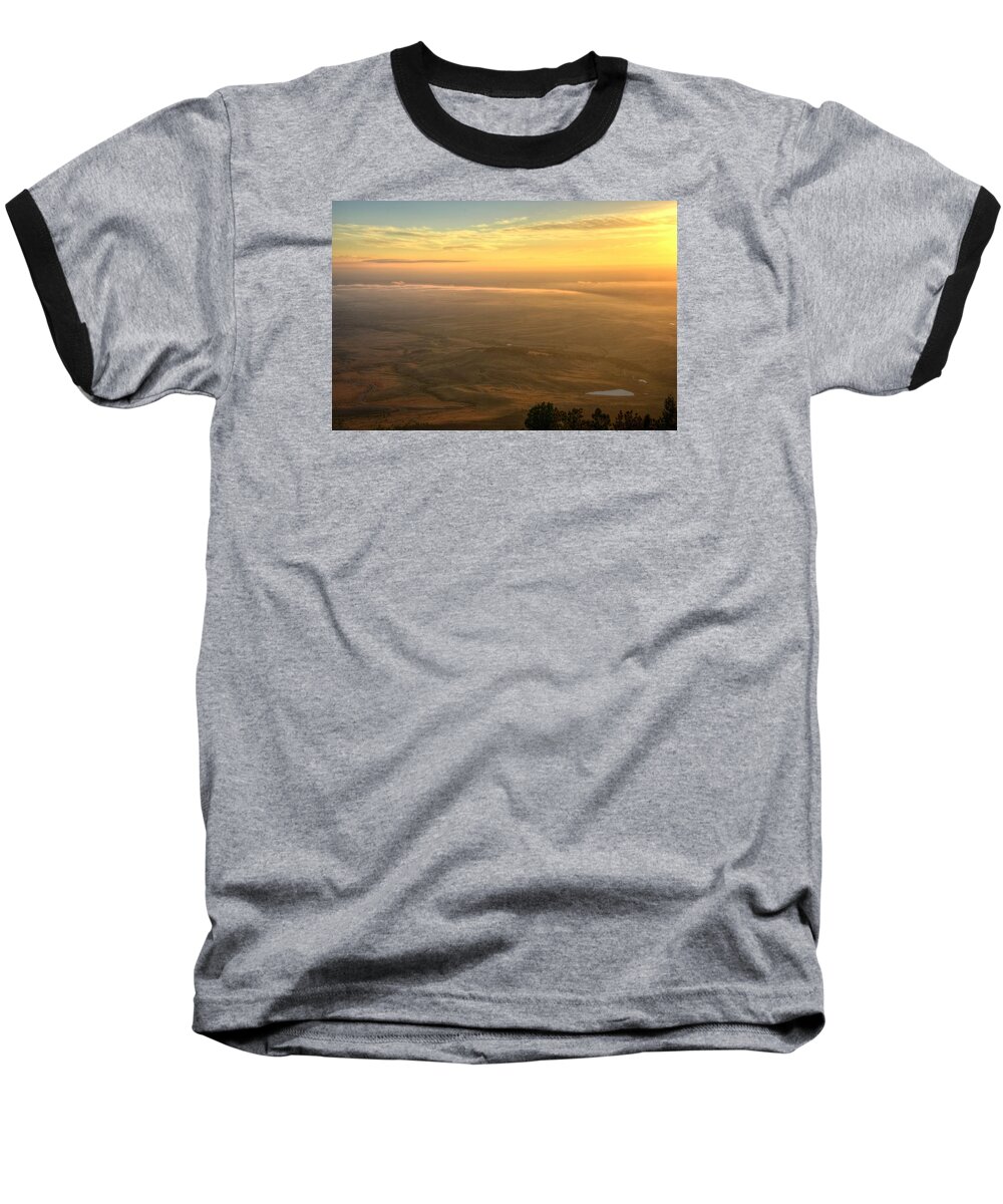Bighorn Baseball T-Shirt featuring the photograph Bighorn Sunrise by Fiskr Larsen