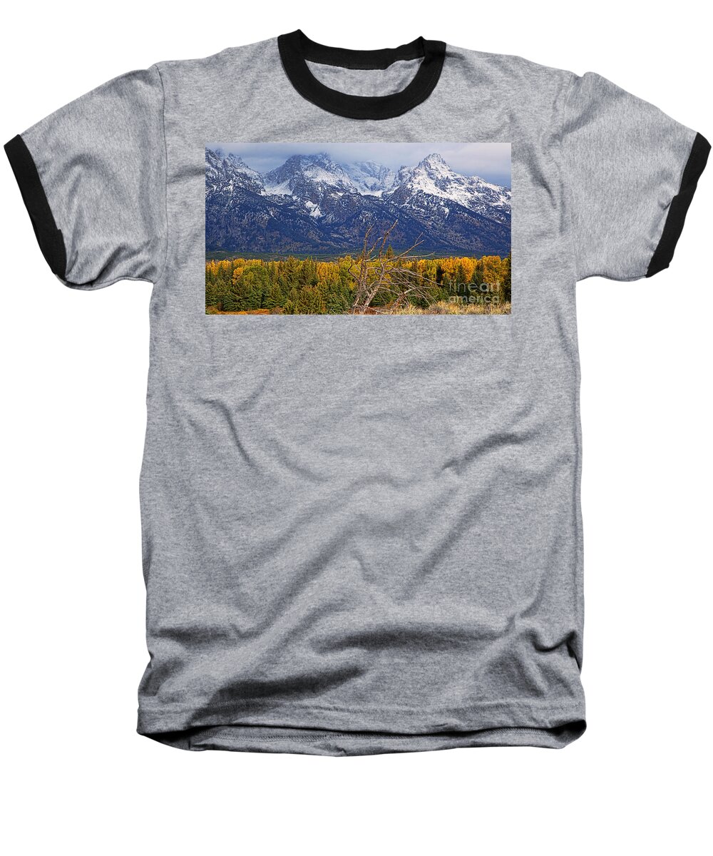 Landscape Baseball T-Shirt featuring the photograph Blacktail Sunday Morning by Jim Garrison