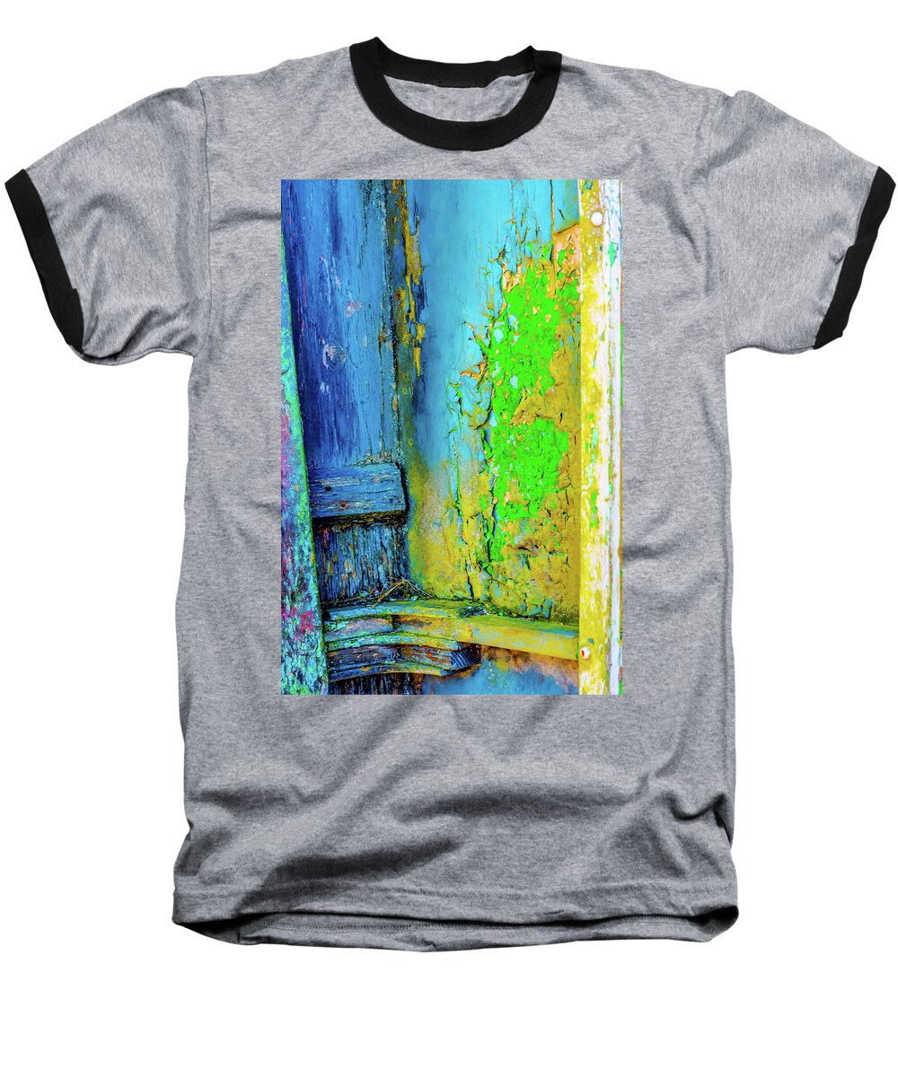 Blue Baseball T-Shirt featuring the photograph Blue Boat by Craig Perry-Ollila