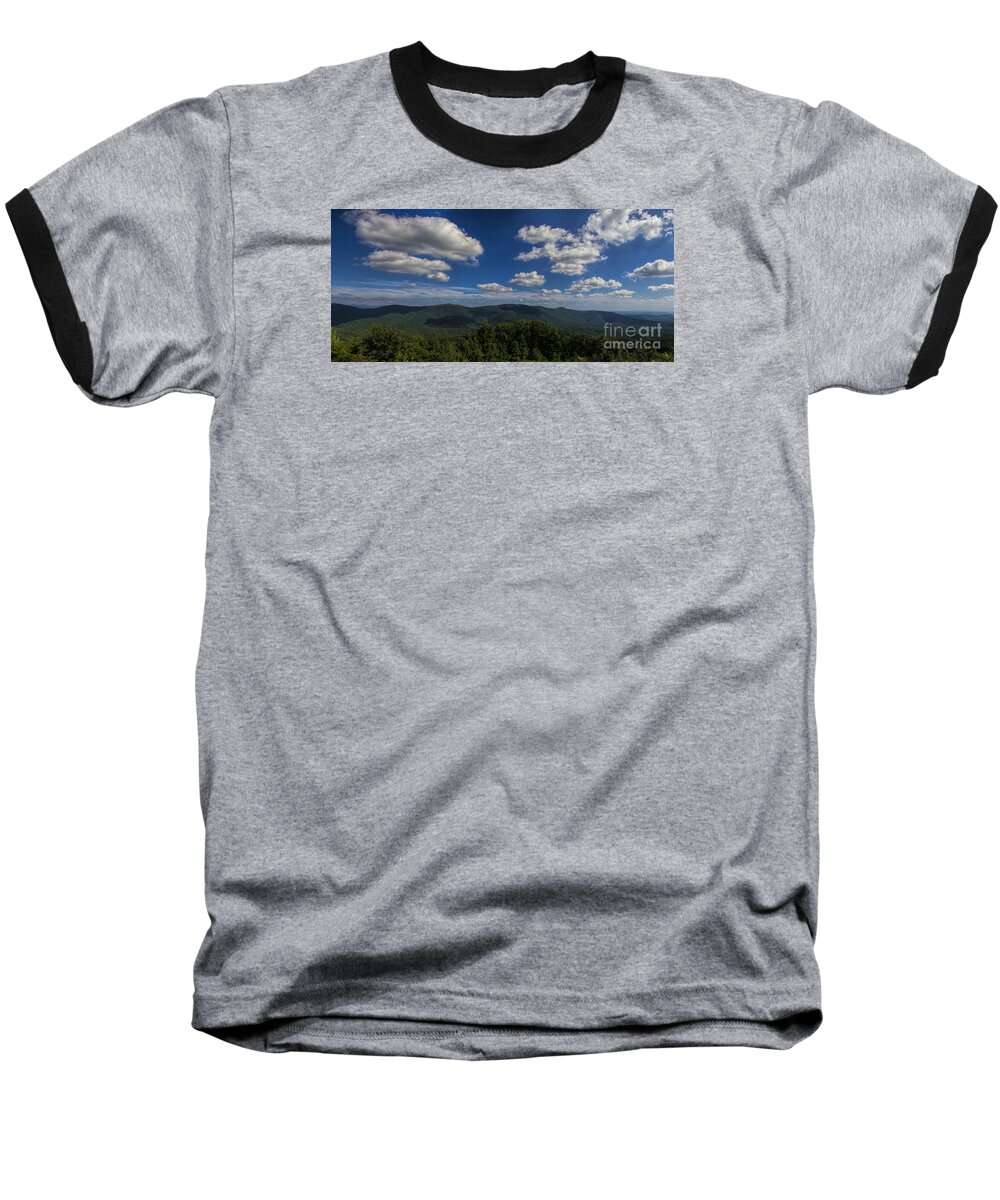 Blue Ridge Mountains Baseball T-Shirt featuring the photograph Blue Ridge Mountains by Barbara Bowen