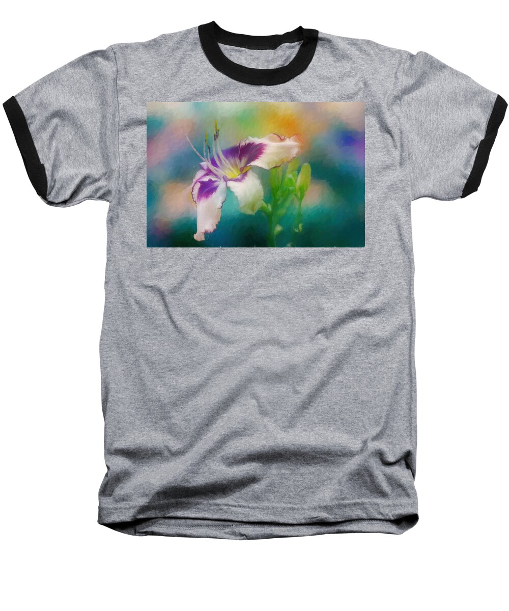 Flower Baseball T-Shirt featuring the photograph Blushing by Ches Black