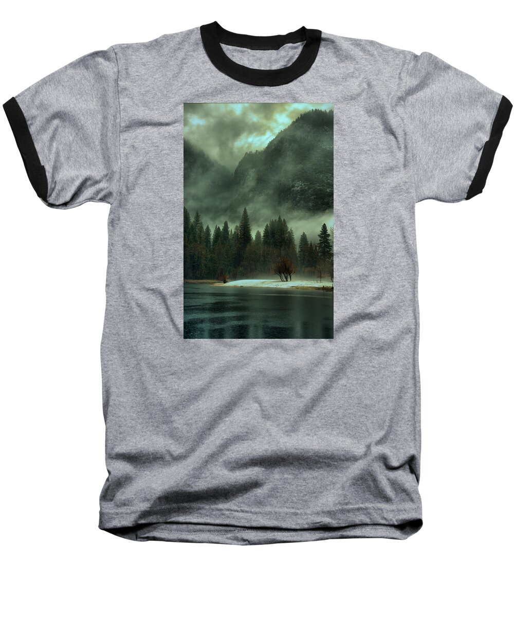 Blustery Baseball T-Shirt featuring the photograph Blustery Yosemite by Josephine Buschman