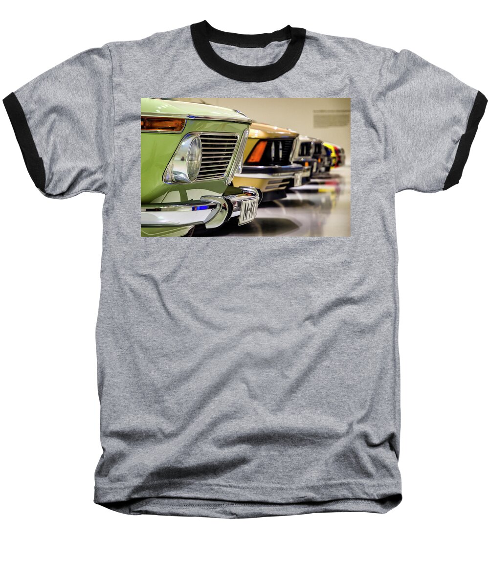 Bmw Baseball T-Shirt featuring the photograph BMW Evolution by Pablo Lopez