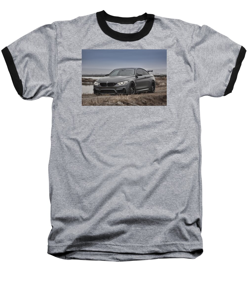 Bmw Baseball T-Shirt featuring the photograph Bmw M4 by ItzKirb Photography