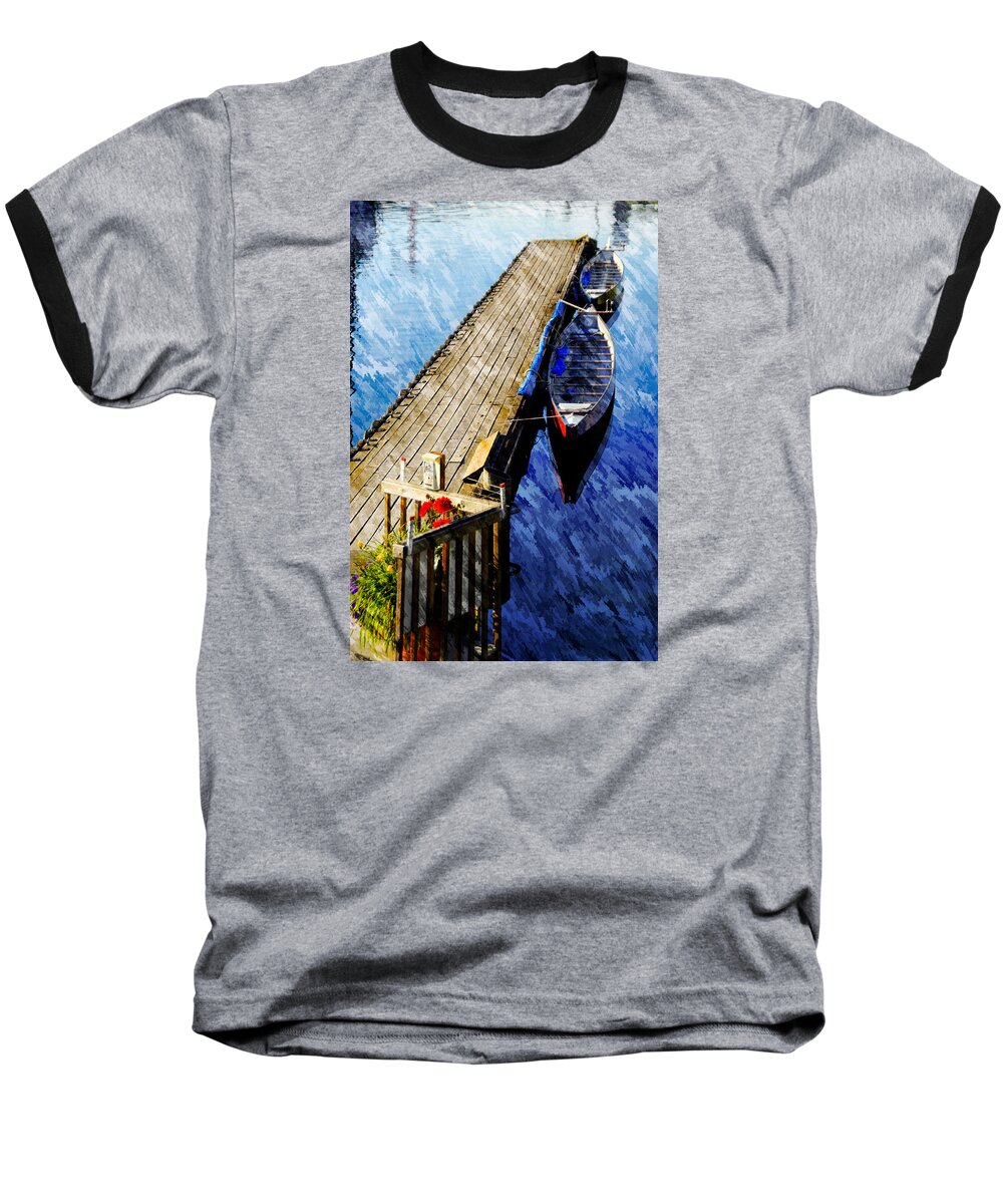 Boats Baseball T-Shirt featuring the photograph Boats at Rest by Bill Howard