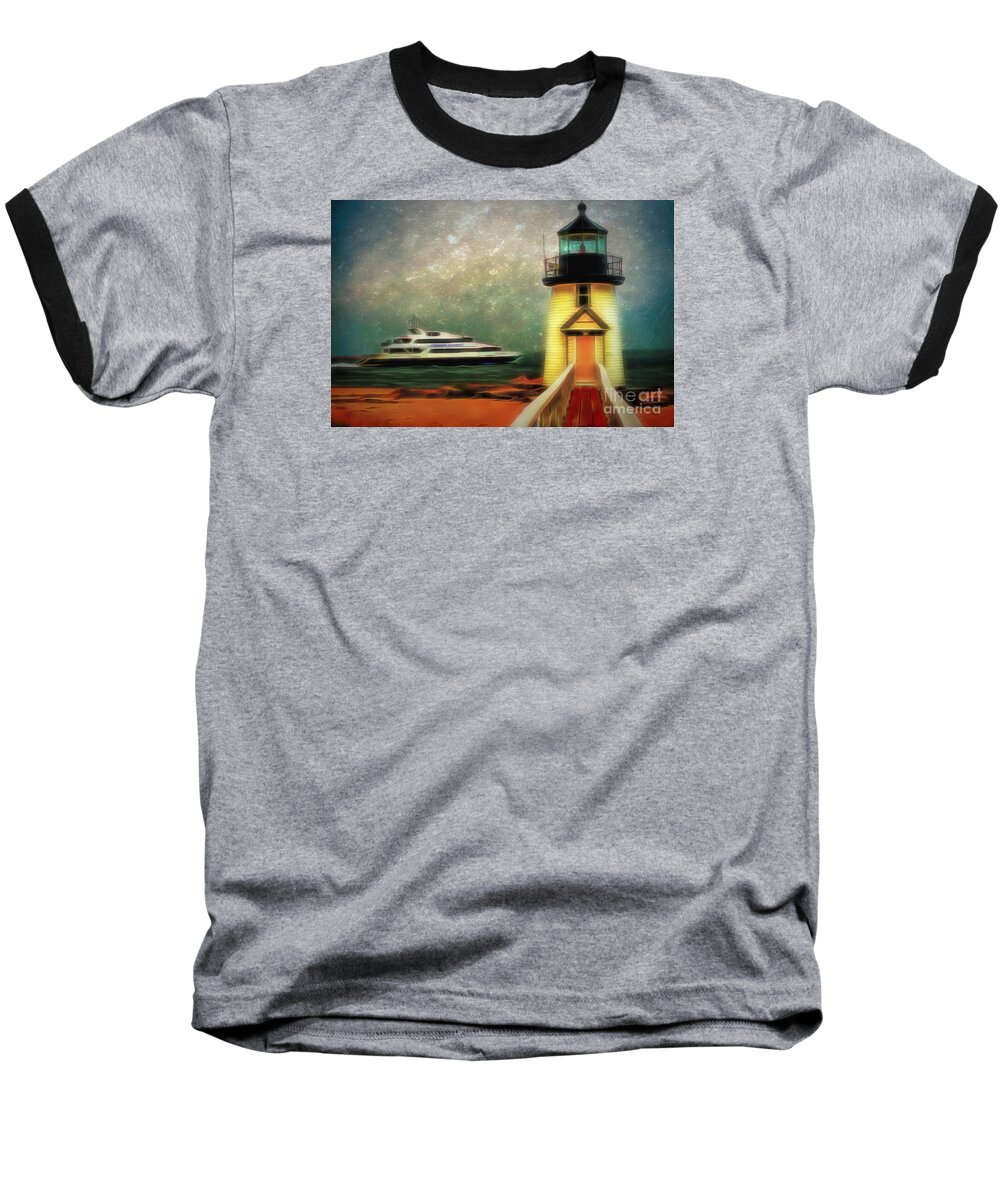 Brant Point Baseball T-Shirt featuring the photograph Brant by Jack Torcello