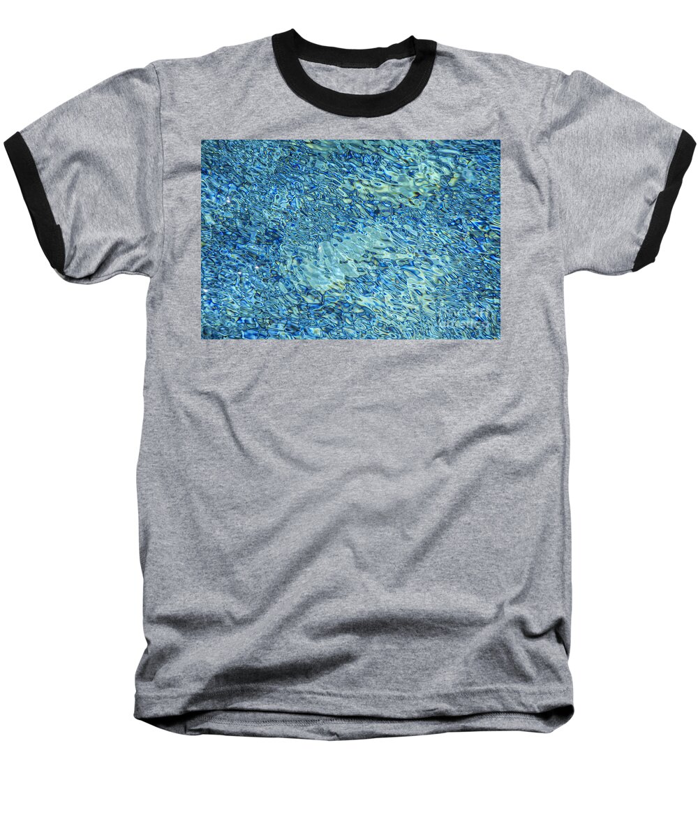 Water Baseball T-Shirt featuring the photograph Bright blue water by Patricia Hofmeester