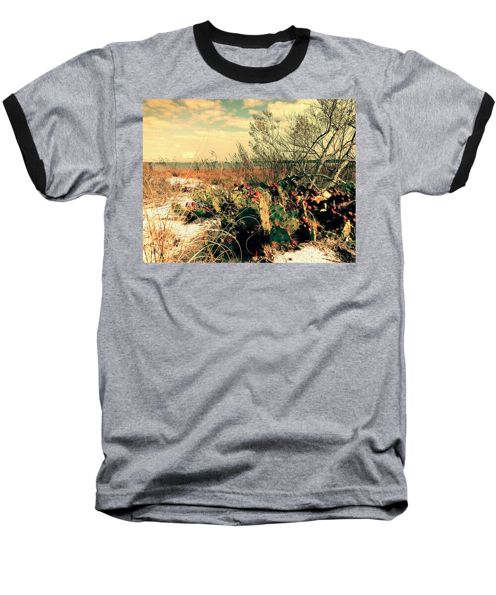 Mighty Sight Studio Baseball T-Shirt featuring the photograph Brush Work by Steve Sperry