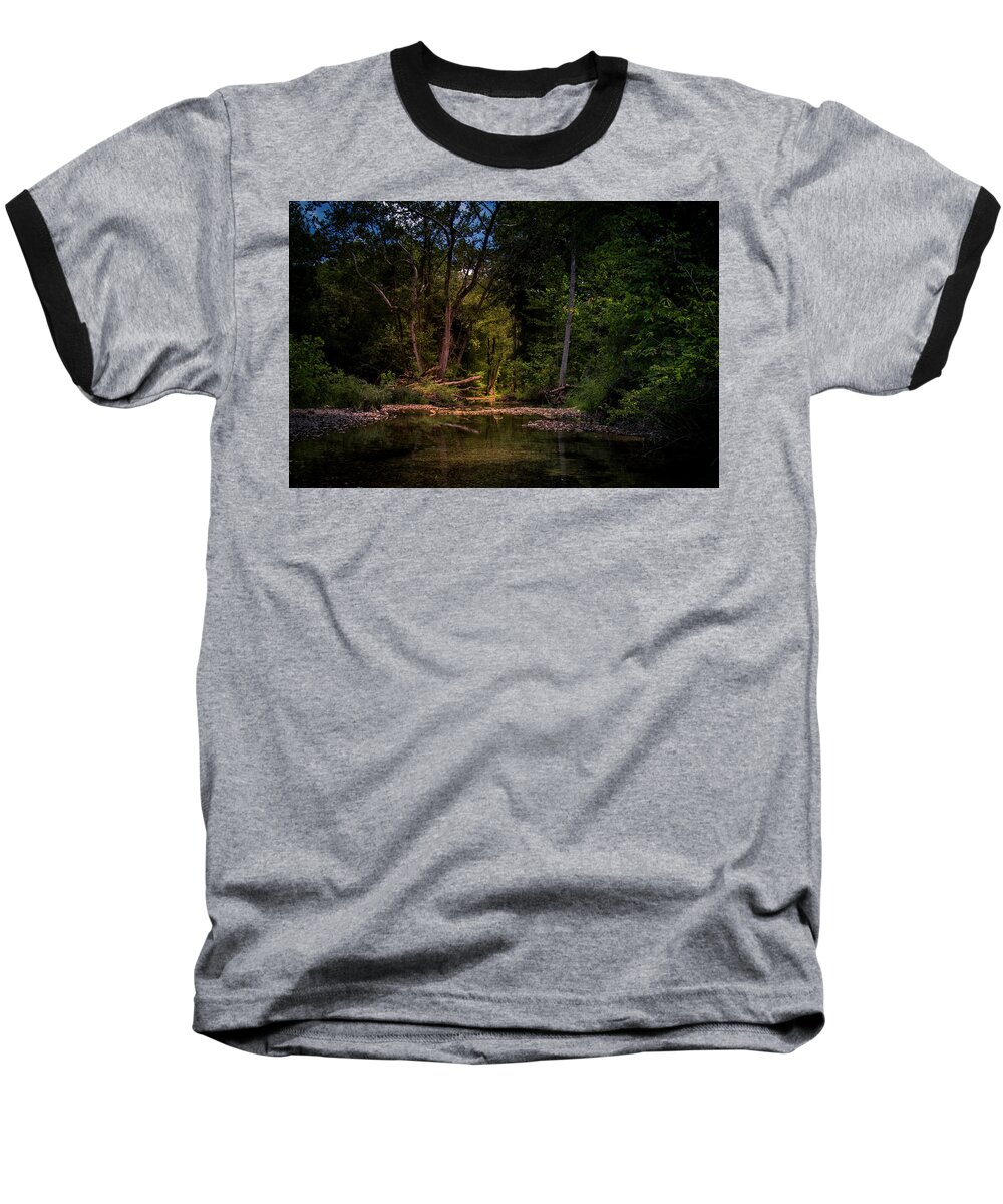 Busiek Baseball T-Shirt featuring the photograph Busiek State Forest by Allin Sorenson