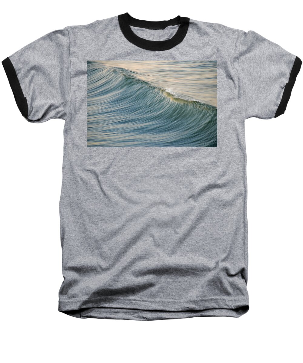 Wave Baseball T-Shirt featuring the photograph Butter Wave by Kelly Wade