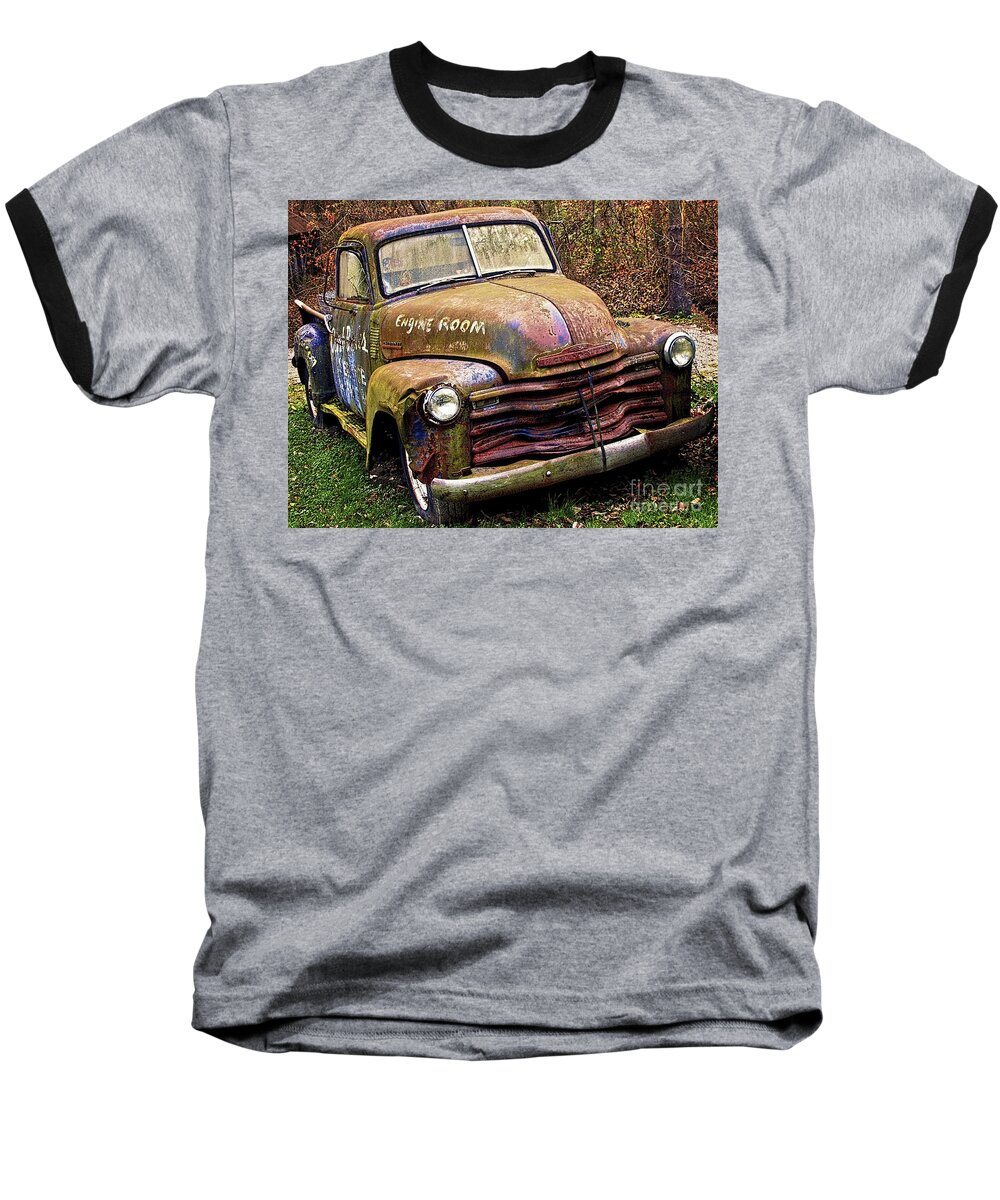 Trucks Baseball T-Shirt featuring the photograph C210 by Tom Griffithe