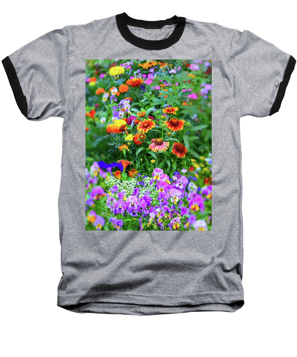 Summer Baseball T-Shirt featuring the photograph Summer Symphony of Color by Brian Tada