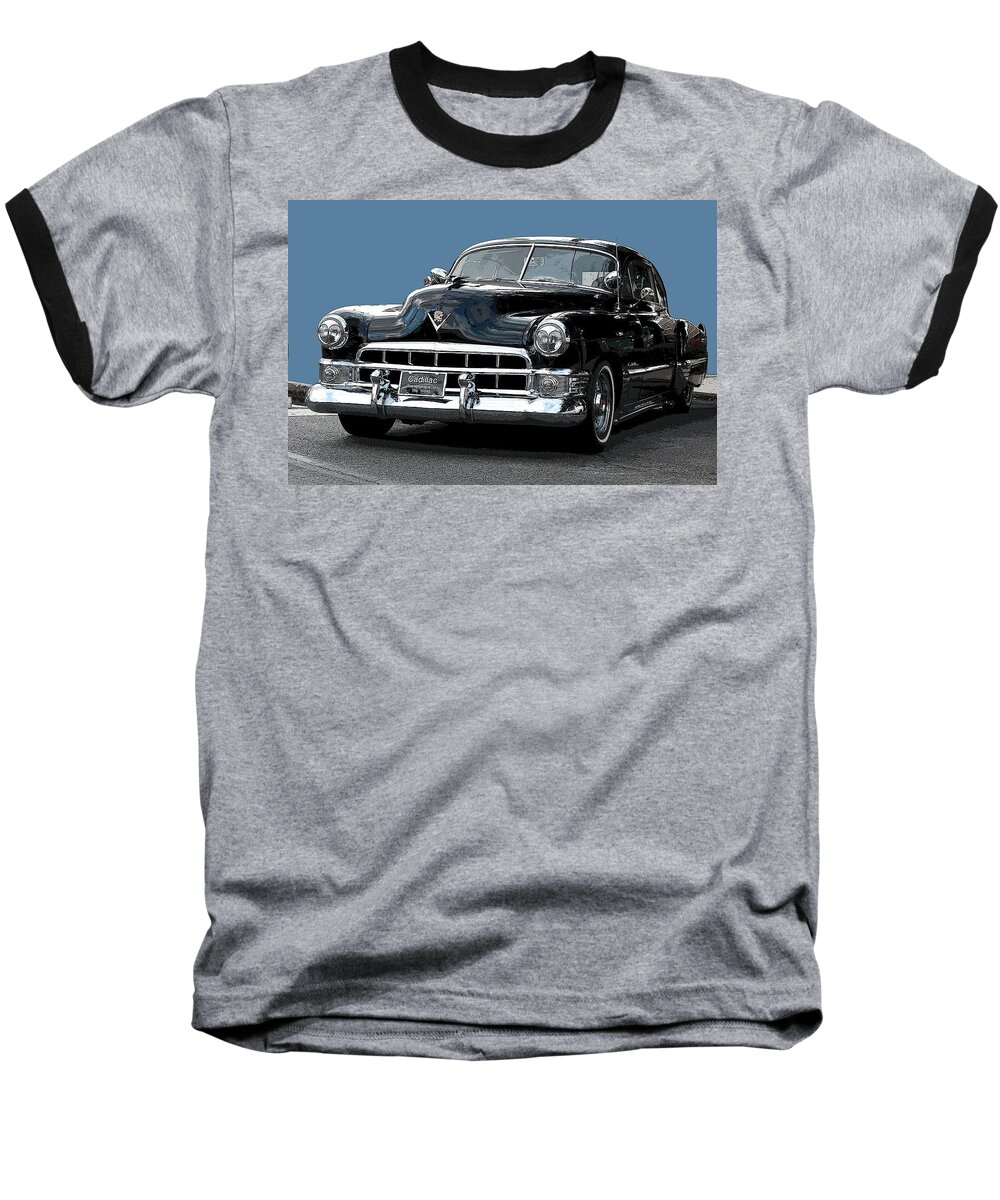 Cadillac Baseball T-Shirt featuring the photograph Cadillac by Mariel Mcmeeking