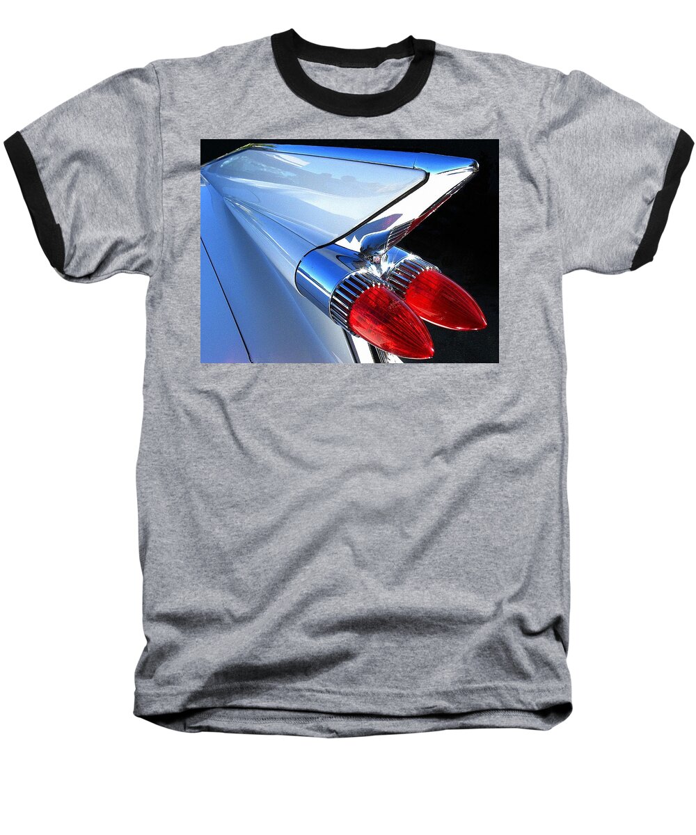 Cadillac Baseball T-Shirt featuring the digital art Cadillac by Maye Loeser