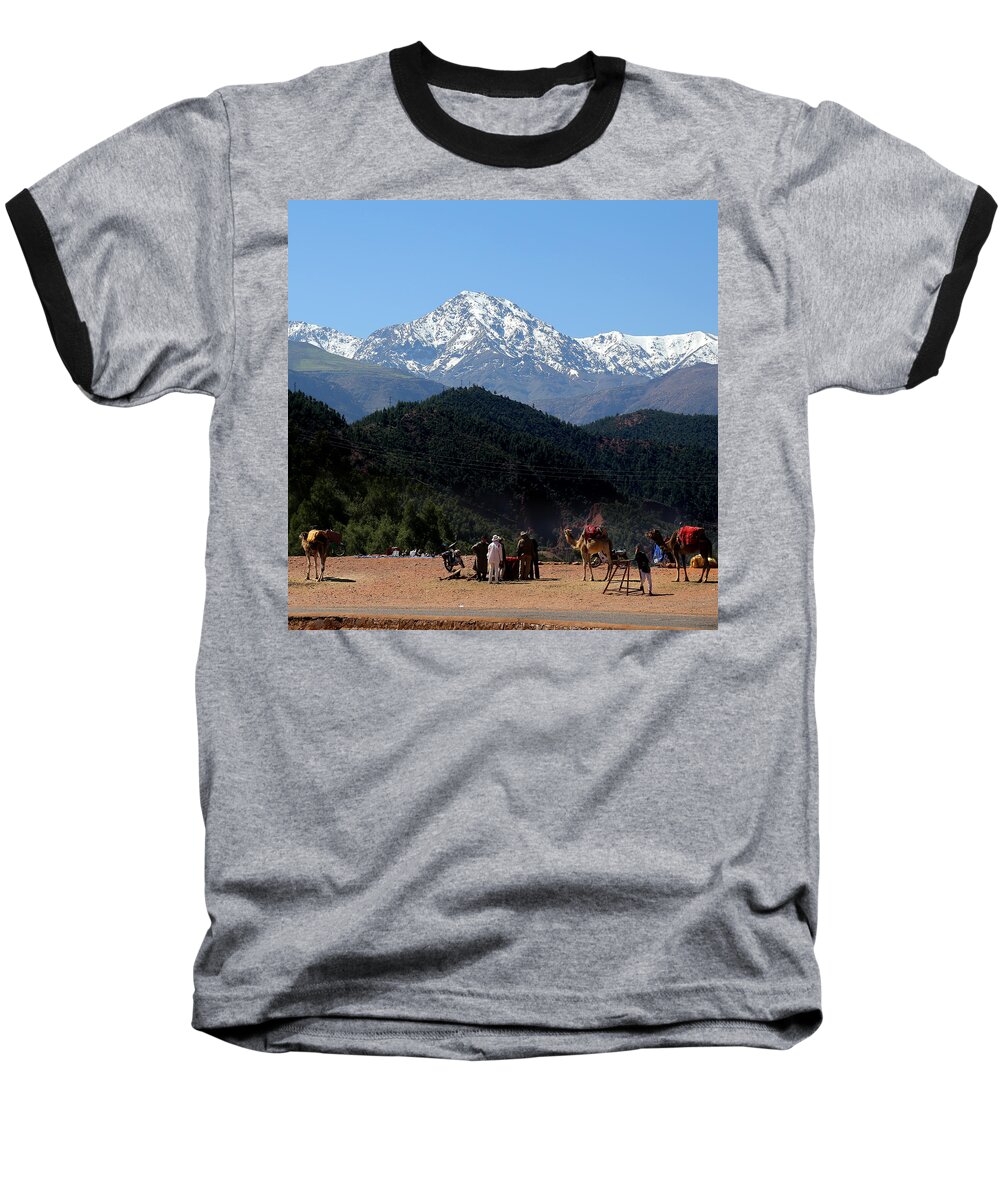 Camels Baseball T-Shirt featuring the photograph Camels 1 by Andrew Fare